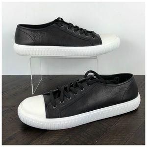 🆕 Eileen Fisher Black Leather Nod Sneakers